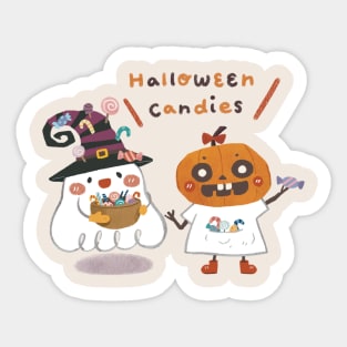 Halloween candies Sticker